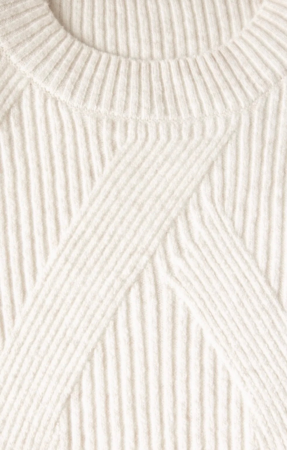 Street One - Sweater med struktur - Cream White