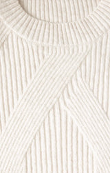 Street One - Sweater med struktur - Cream White