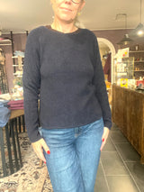 Mansted NECTARINE strik i 63 Navy – front