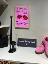 Illustration - I LOVE YOU FROM MY HEAD TO-MA-TOES