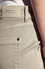 Street One - Jeans med cargo look - MidWaist - Beige