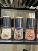 Keramisk kværn med Hvidløg & Persille Salt 125 g – genopfyldelig