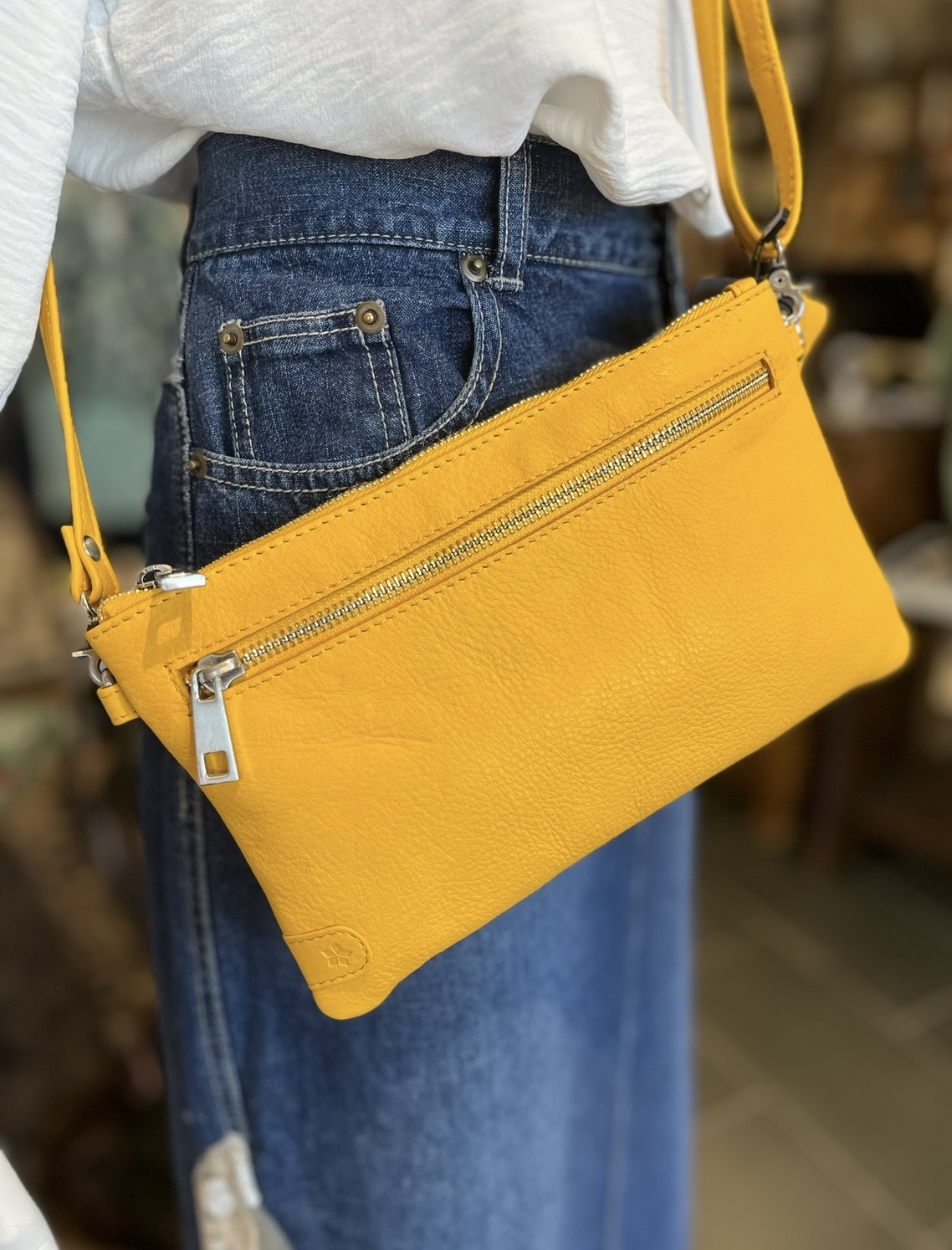 Tim & Simonsen - Betty small bag - Yellow/silver
