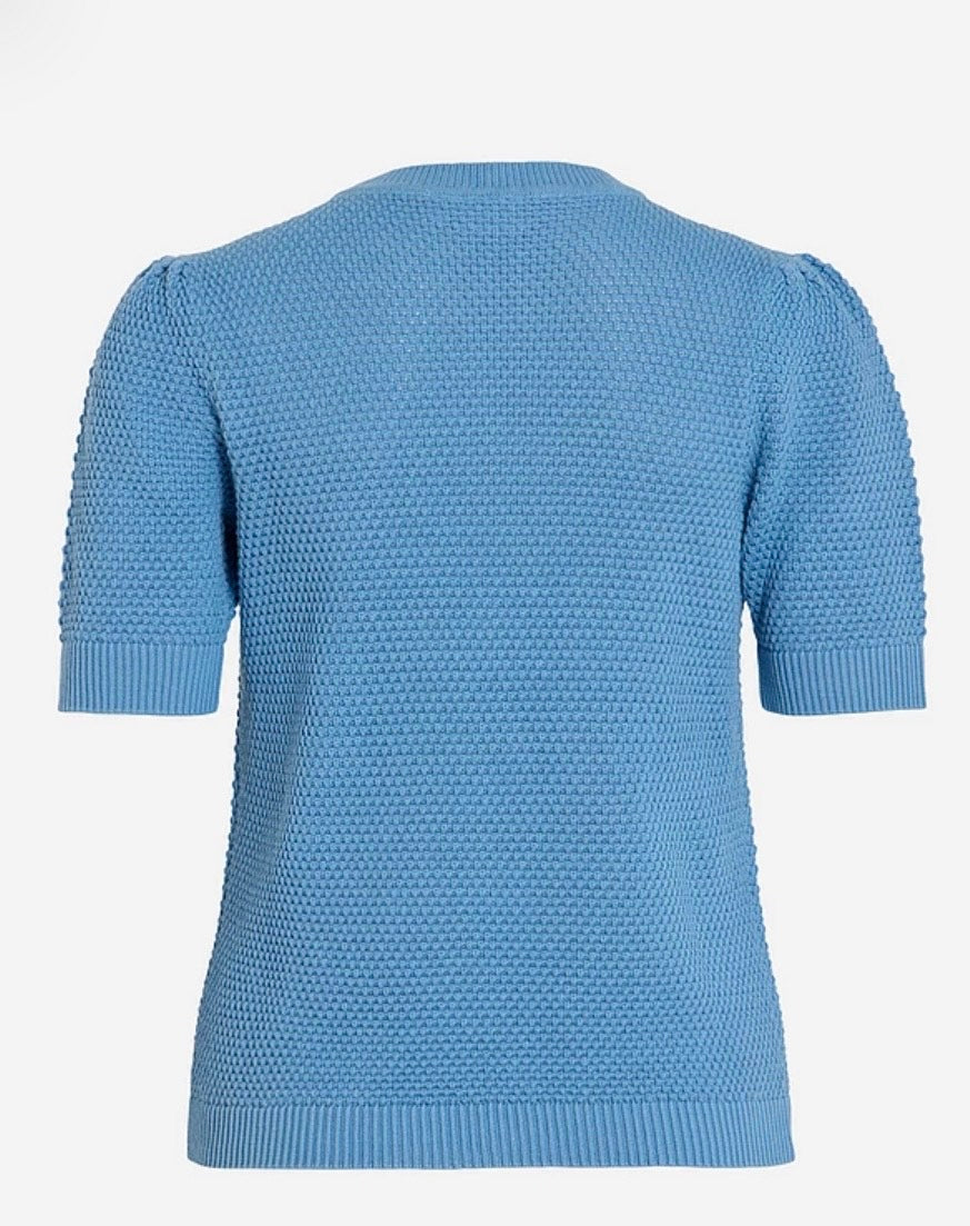 VILA - Vidalo O-neck S/S knit top - flere farver