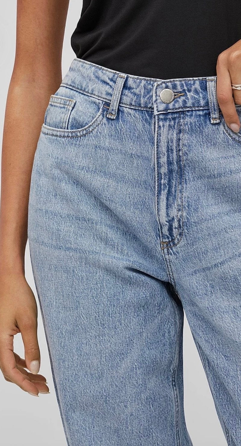 VILA - Vikelly Jaf HW straight jeans - flere farver