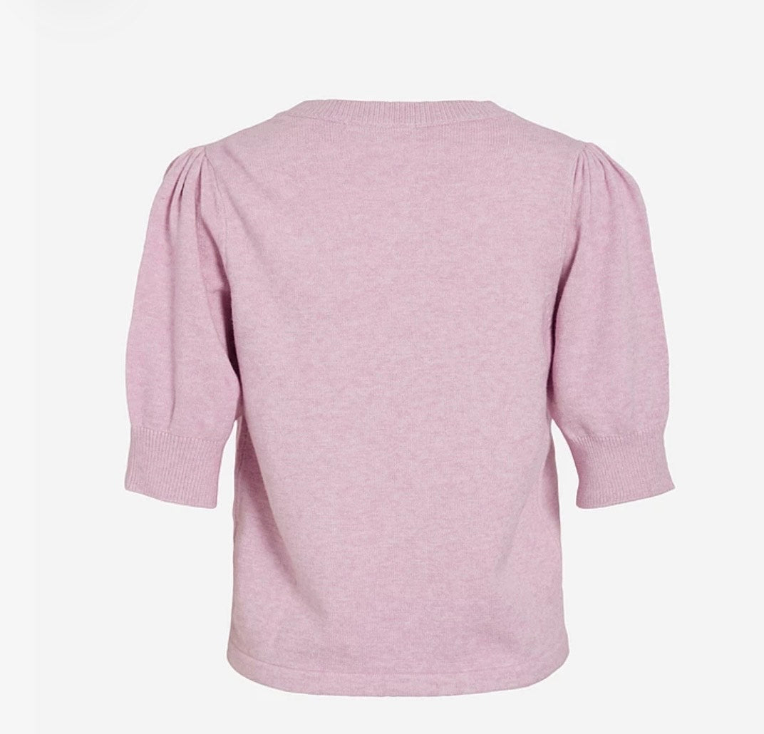 VILA - Viril 2/4 sleeve O-neck knit top - flere farver
