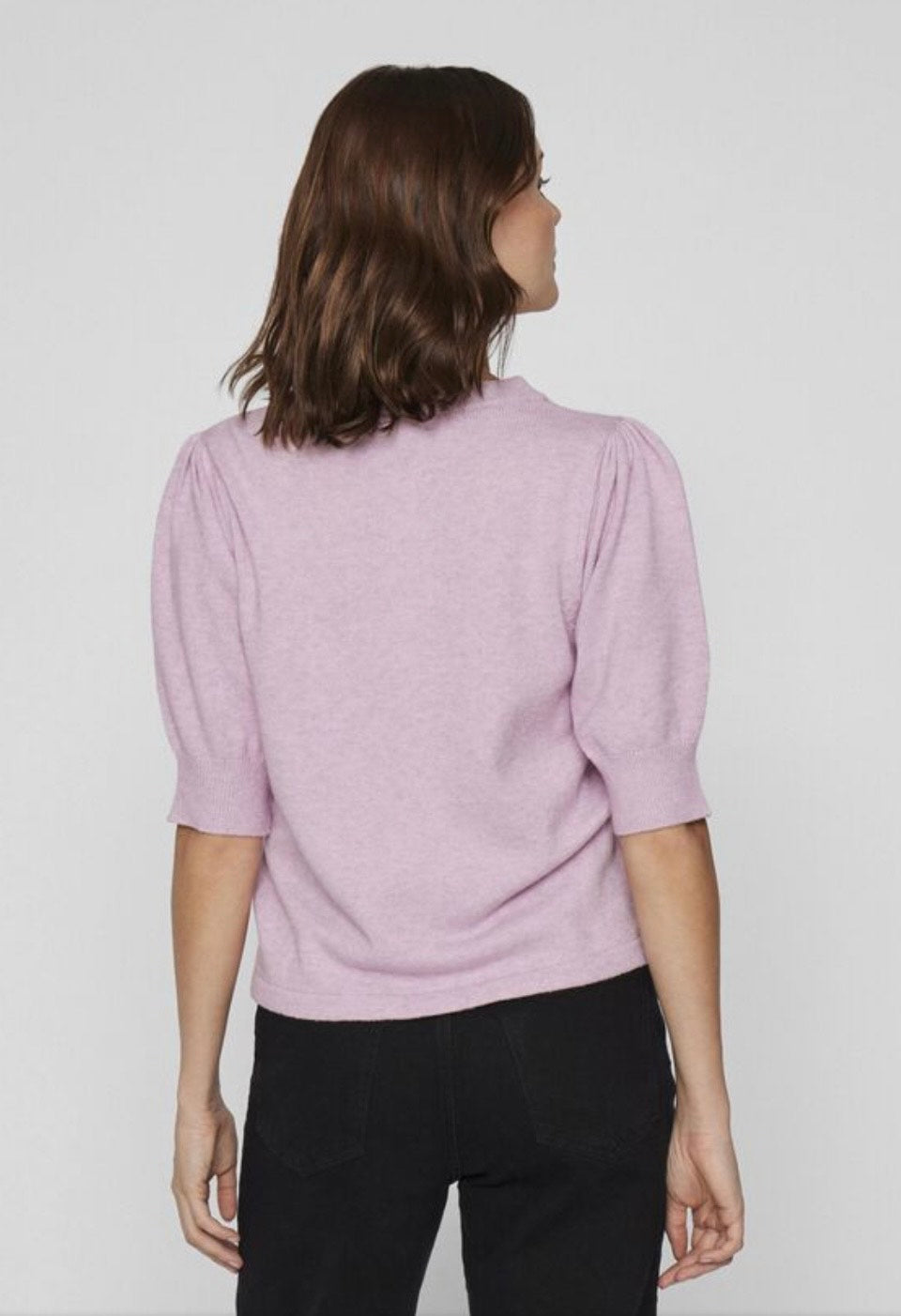 VILA - Viril 2/4 sleeve O-neck knit top - flere farver