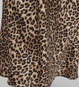 VILA - Vielette HW Midi skirt - Leopard