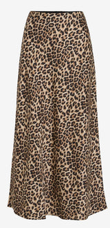 VILA - Vielette HW Midi skirt - Leopard