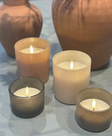 Uyuni LED lys - Glass Candle 9,2 x 10,2 cm - flere farver