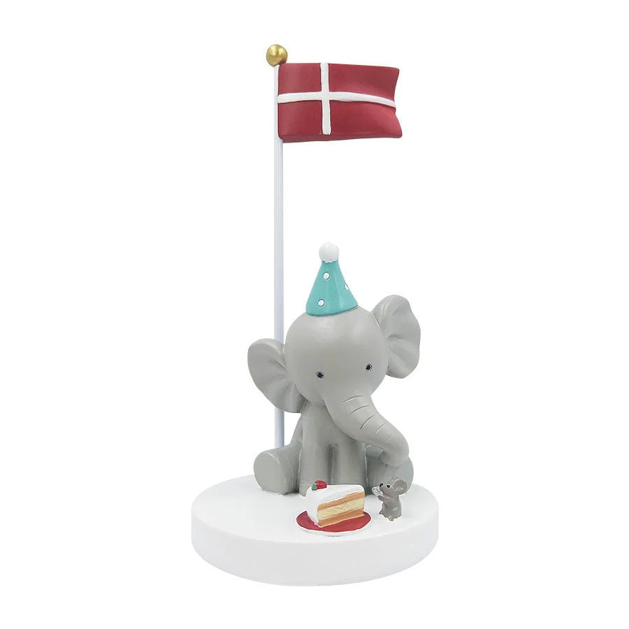 Kids by Friis bordflag med elefant mus og kage