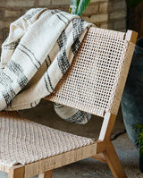 Naturlig loungestol i flet til have og terrasse VASAI