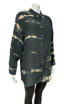 Cofur - Leela shirt -  Sort/beige - XL