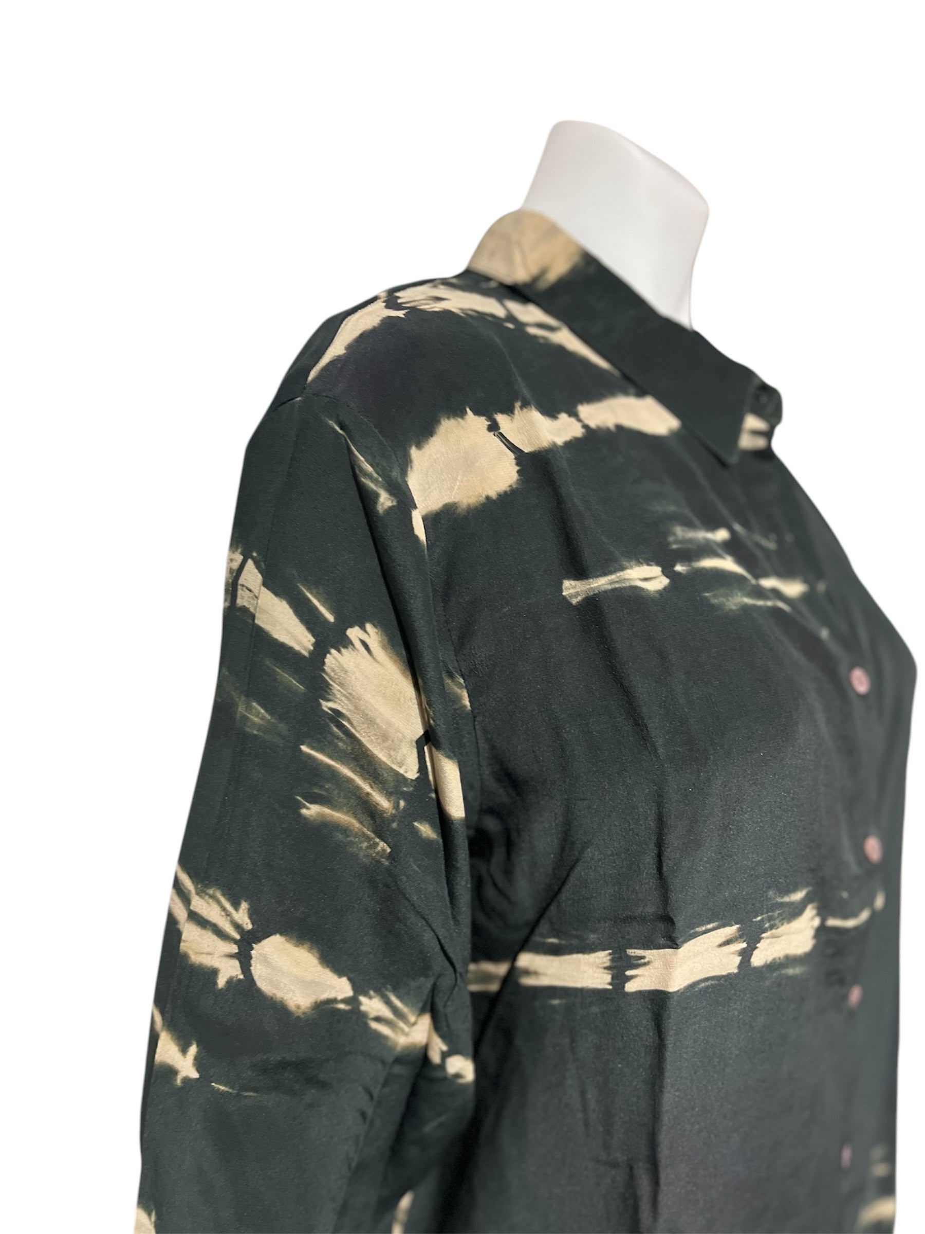 Cofur - Leela shirt -  Sort/beige - XL