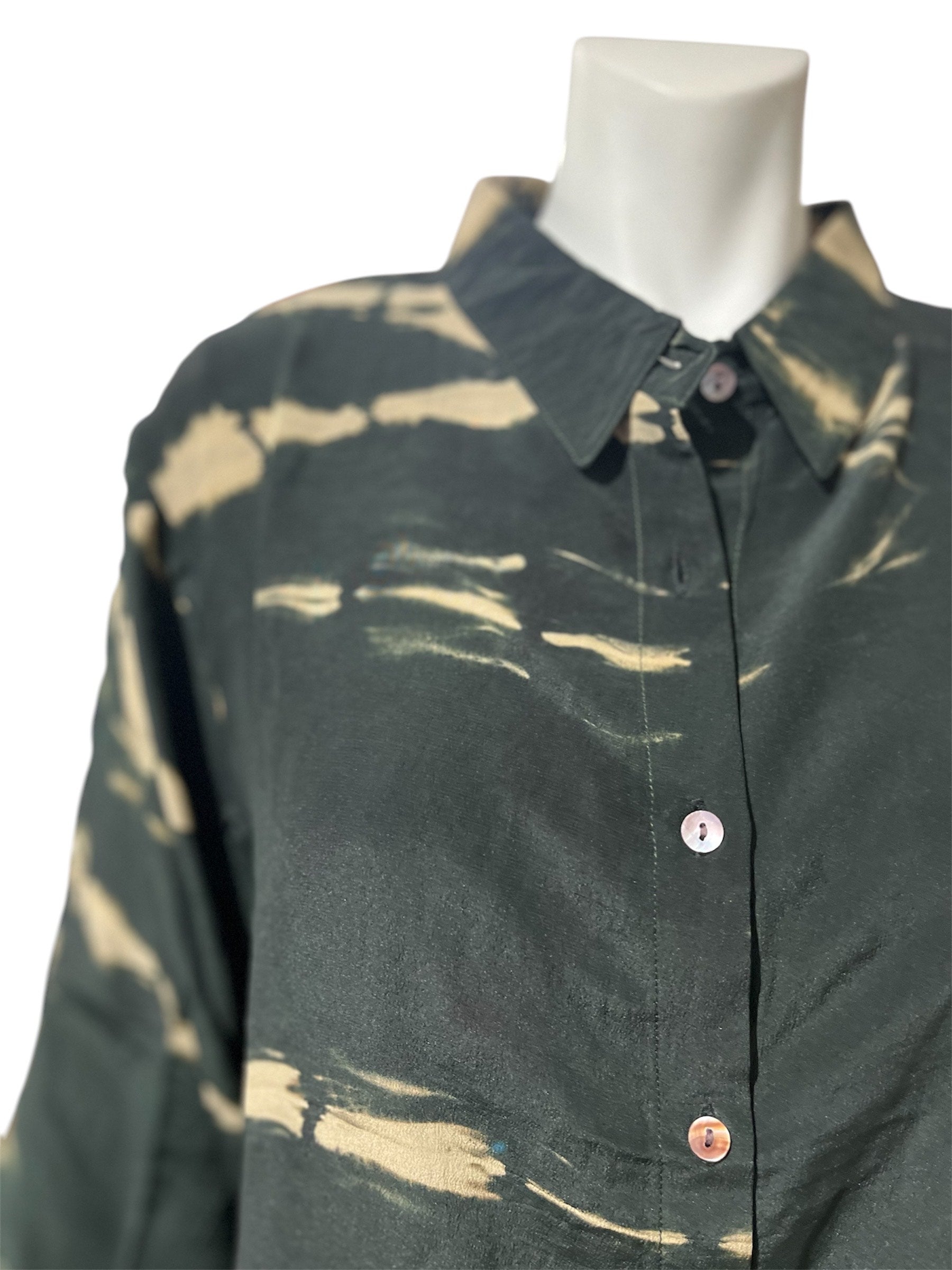 Cofur - Leela shirt -  Sort/beige - XL