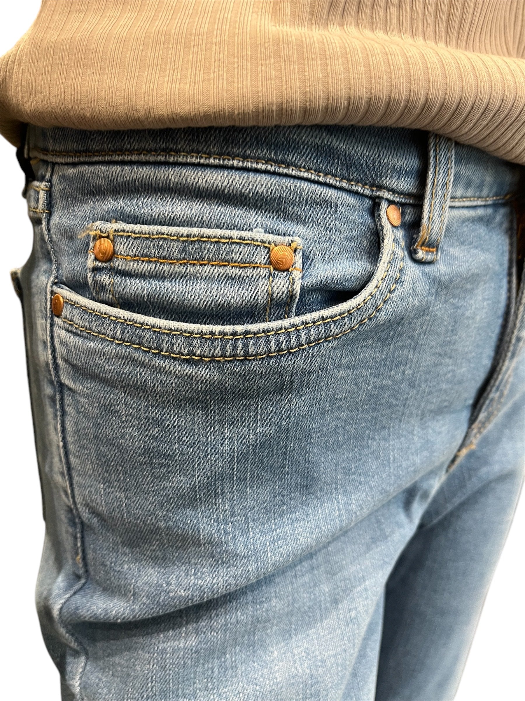 Jonny Q Jeans - X-fit Stretch - Vidde ben - Lys Blå