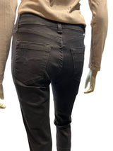 Jonny Q Jeans - Sort Capri buks med lynlås detalje