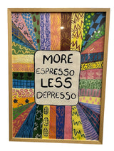 Illustration - More espresso Less depresso