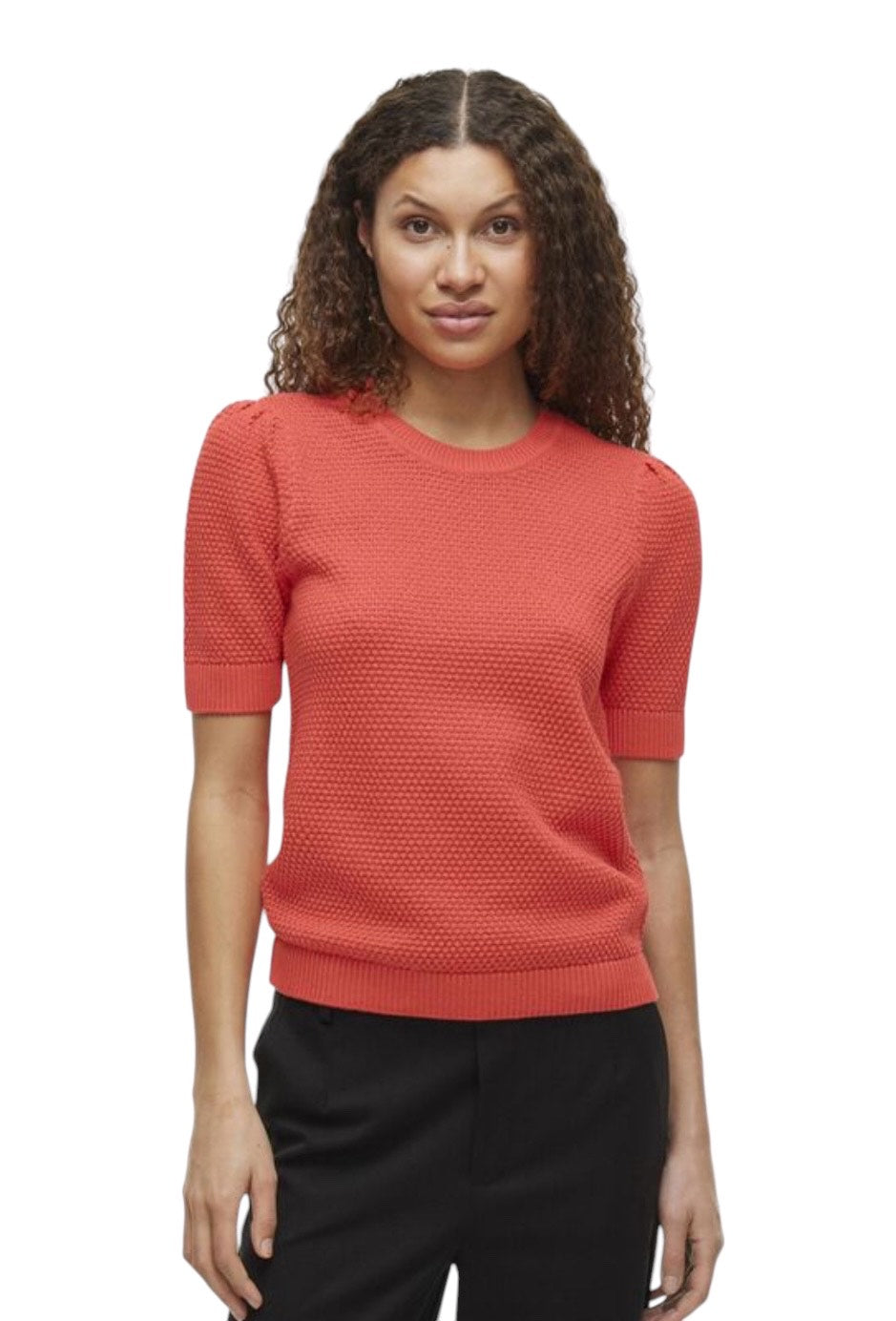 VILA - Vidalo O-neck S/S knit top - flere farver