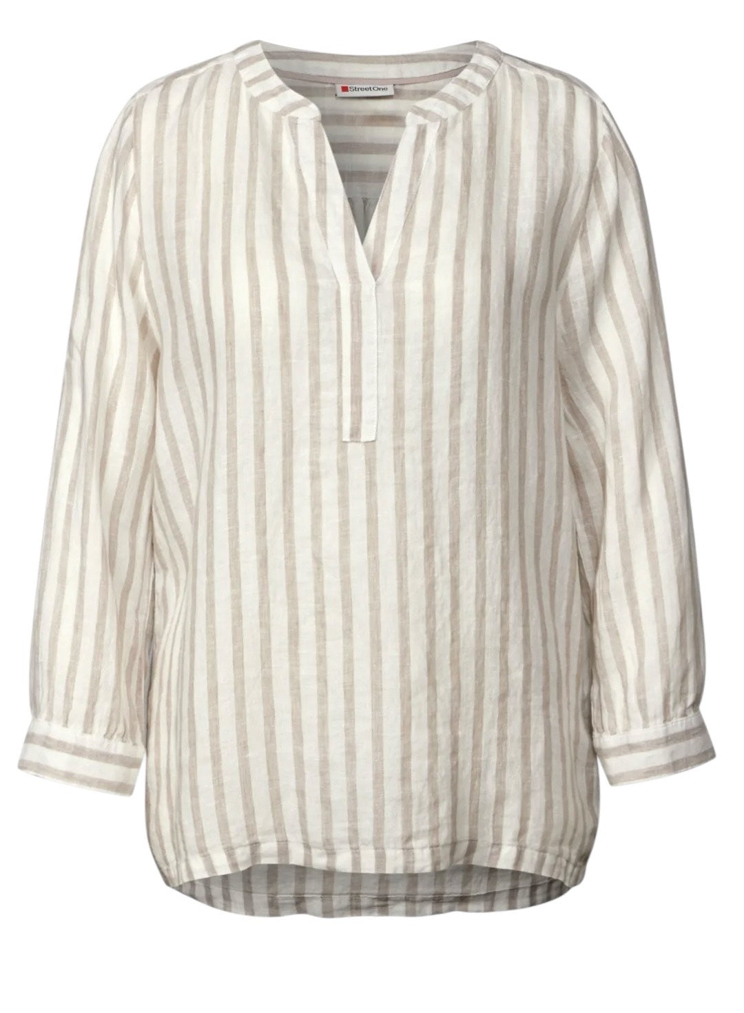 Striped blouse 345395 – let og stilfuld til både kontor og fritid