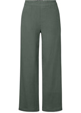 Vidde bukser i musseline bomuld – Street One damebukser - muse green