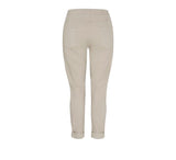 Stilrene og komfortable bukser i let kvalitet – Marta du Chateau MdcKalie 68702 - beige