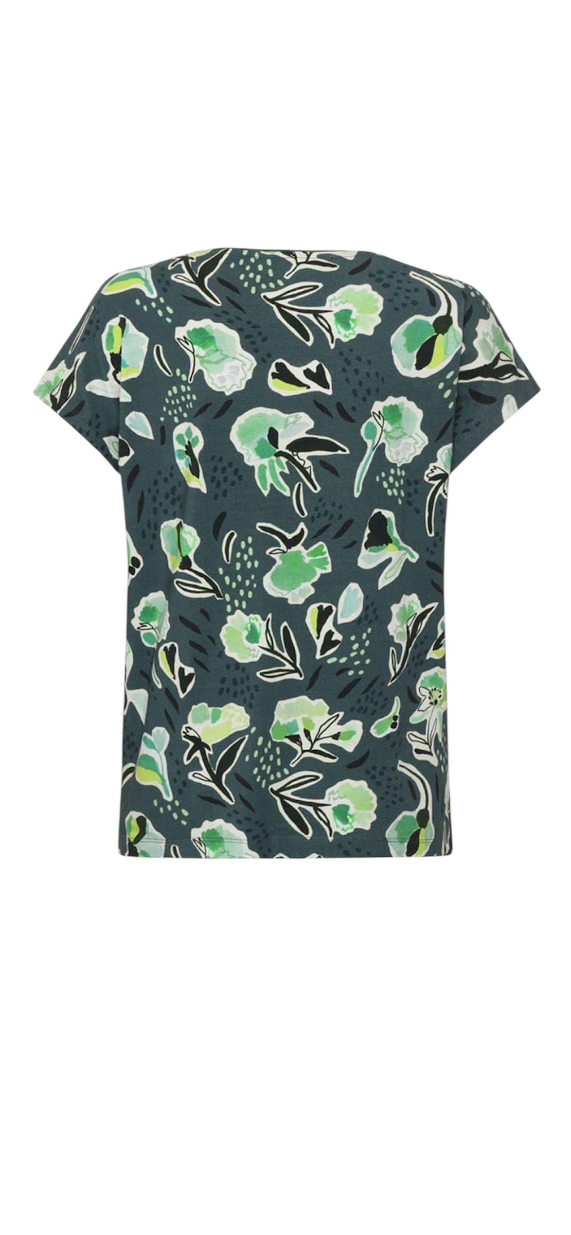 Dame T-shirt fra Mansted i grøn
