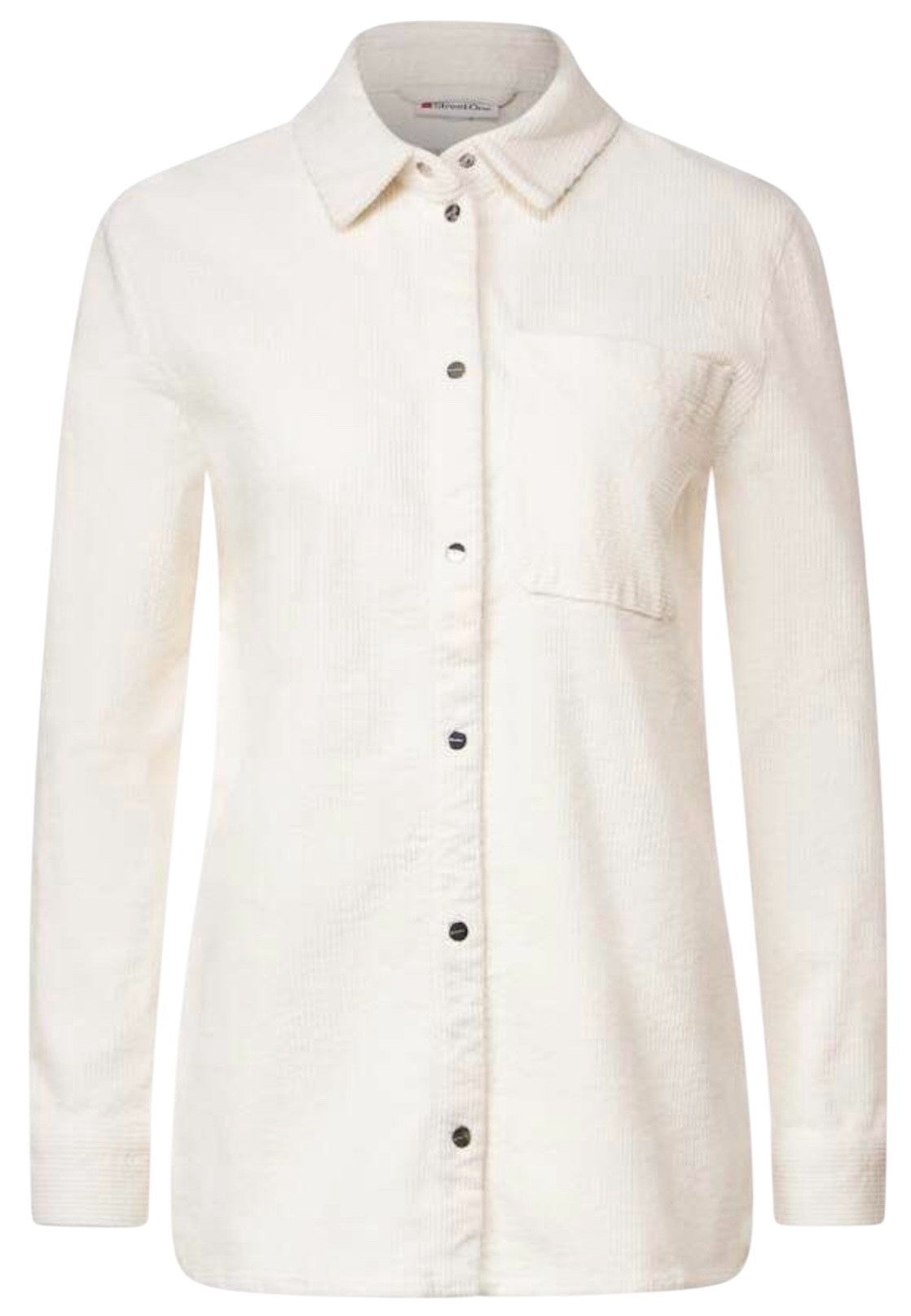Hvid Street One overshirt til damer