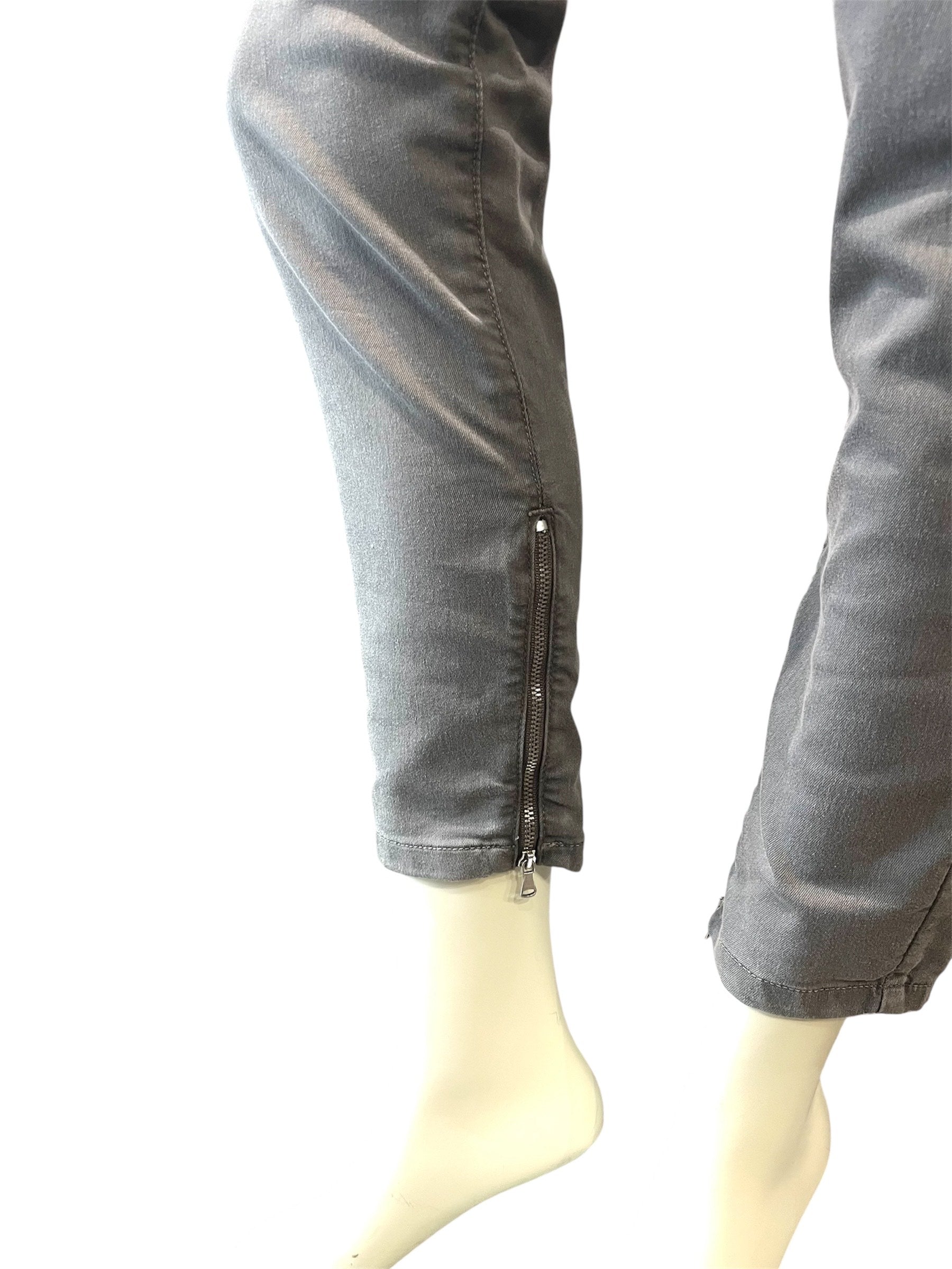 Italienske damebukser i caprilængde – Jonny Q tech denim P1390