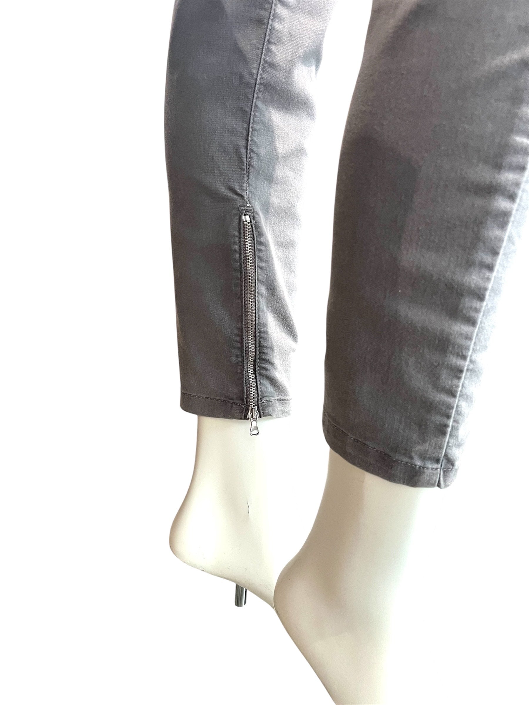 Italienske damebukser i caprilængde – Jonny Q tech denim P1390