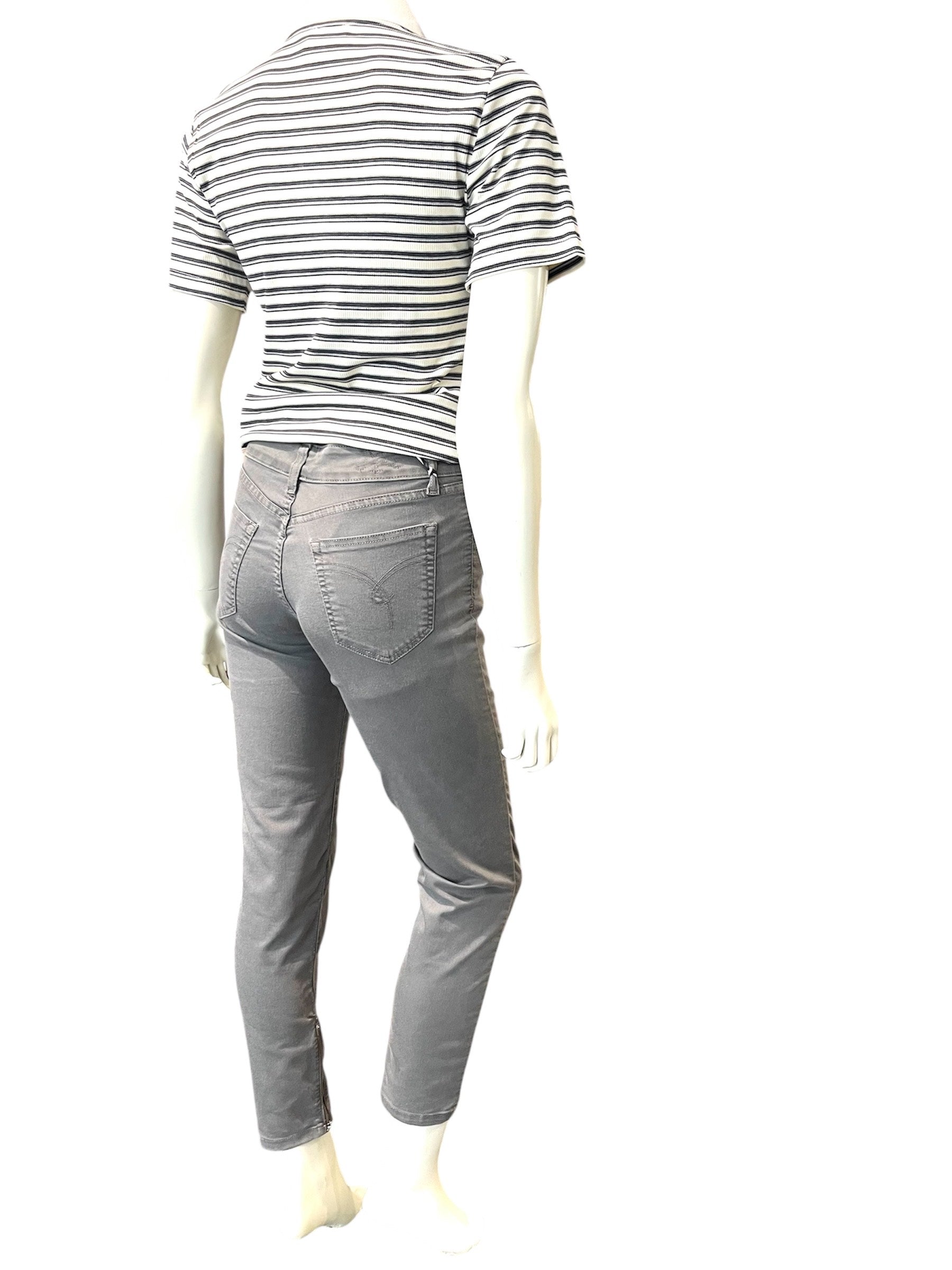 Italienske damebukser i caprilængde – Jonny Q tech denim P1390