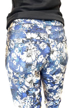 Komfortable stretchjeans i bomuld og polyester – damejeans i moderne pasform