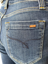Catherine jeans fra Jonny Q – model P682AC i dark destroyed med stretch og fem lommer