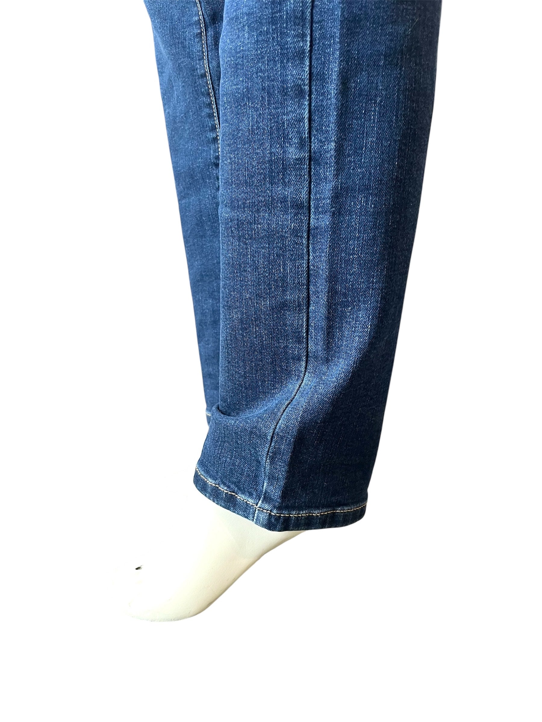 Catherine jeans fra Jonny Q – model P682AC i dark destroyed med stretch og fem lommer
