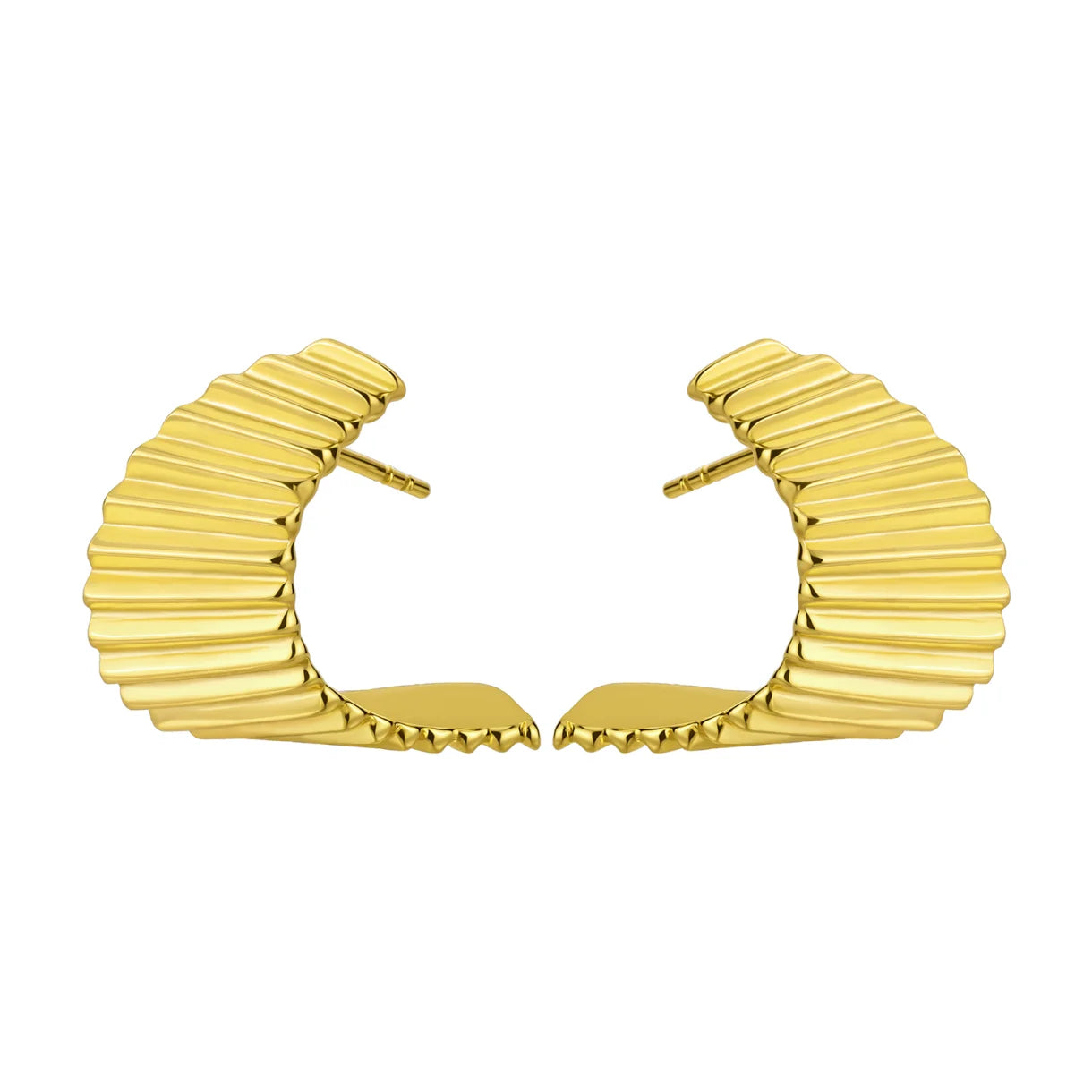 Zefina Denmark Stardust forgyldte øreringe