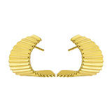 Zefina Denmark Stardust forgyldte øreringe