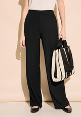 Street One - Crash pant med brede ben