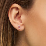 LULU Copenhagen Sugar Cane ørering silver plated juleørering