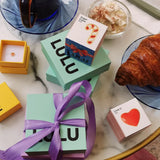 LULU Copenhagen Sugar Cane ørering silver plated juleørering