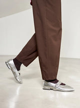 BCBEATE barrel bukser i Coffee fra Black Colour