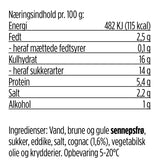 Dansk gourmetsennep med cognac