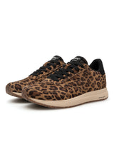WODEN Nicoline Leo WL657 – ruskindssneaker med leopardprint