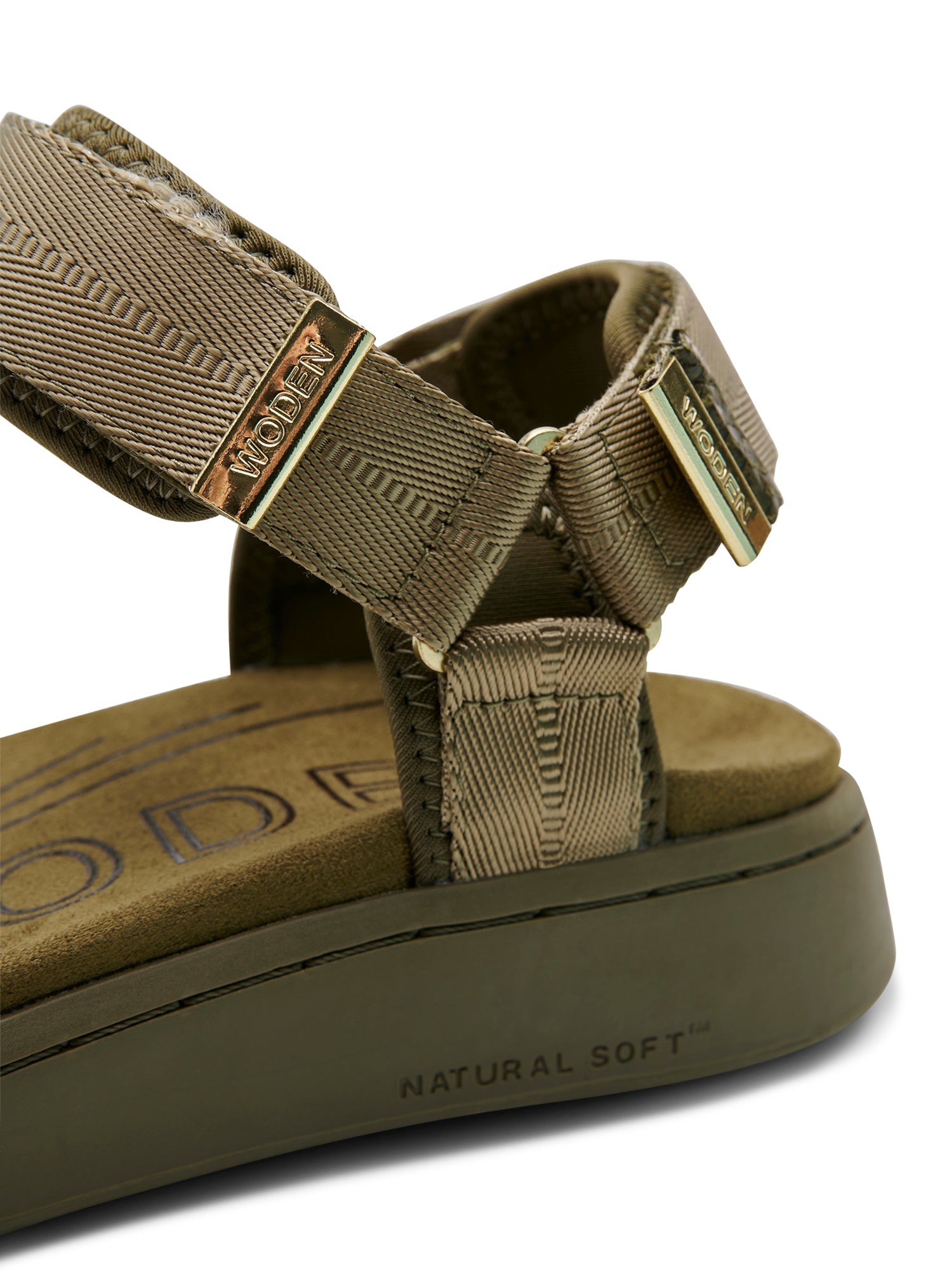 Woden - Line sandal - flere farver