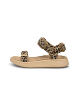 Woden - Line Sandal Suede - Leopard