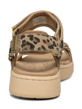 Woden - Line Sandal Suede - Leopard