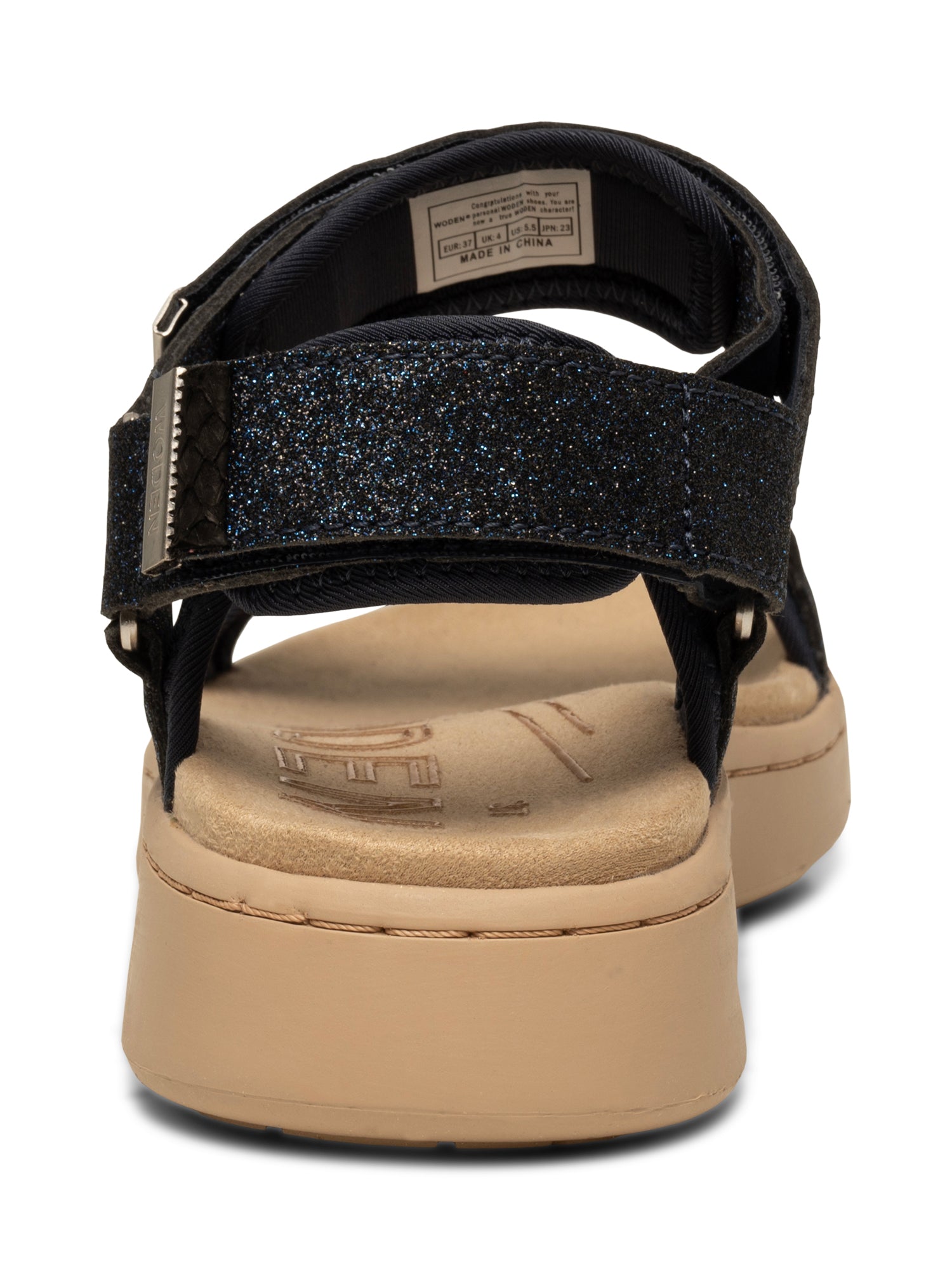Woden - Line glitter sandal - Flere Farver