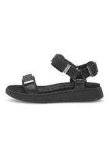 Woden Line Glitter Sandal WL934 med velcro og korksål