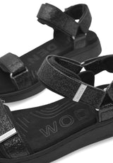Sommer sandaler fra Woden i glitrende design