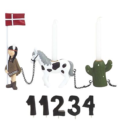 Kids by Friis fødselsdagstog indianer – håndlavet fødselsdagstog