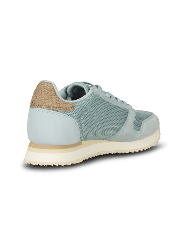 WODEN Ydun Icon lyseblå sneaker i ruskind og mesh